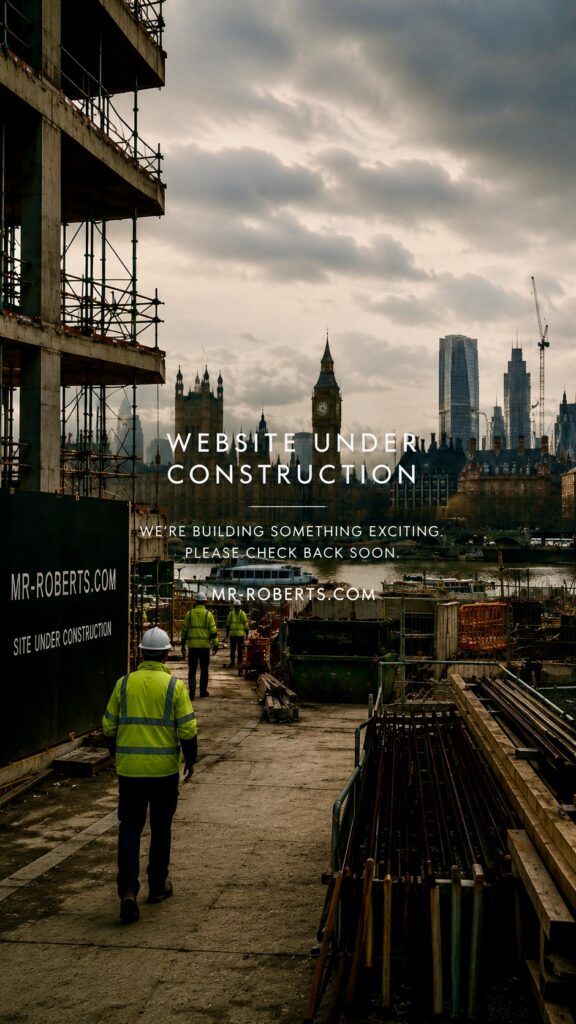 Barry Roberts Website under construction mobile