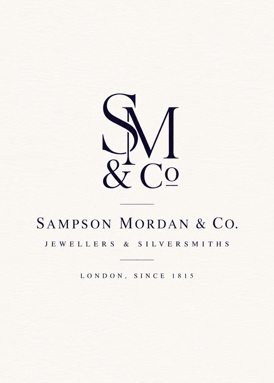 Sampson Mordan brand monogram logo vertical moble
