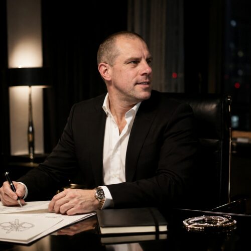 Barry Roberts in a Glamorous London Office